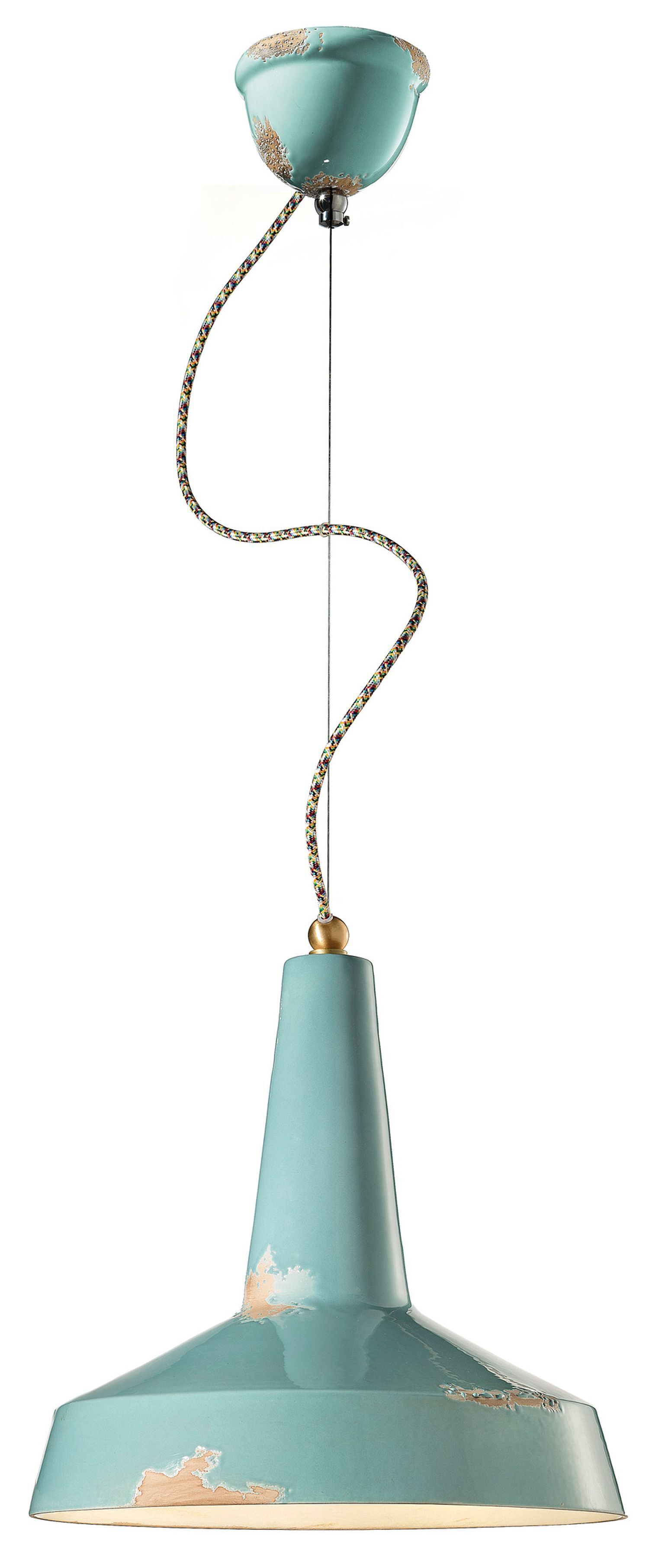 Lampe à suspendre céramique E27 D : 35 cm H : max. 133 cm rond