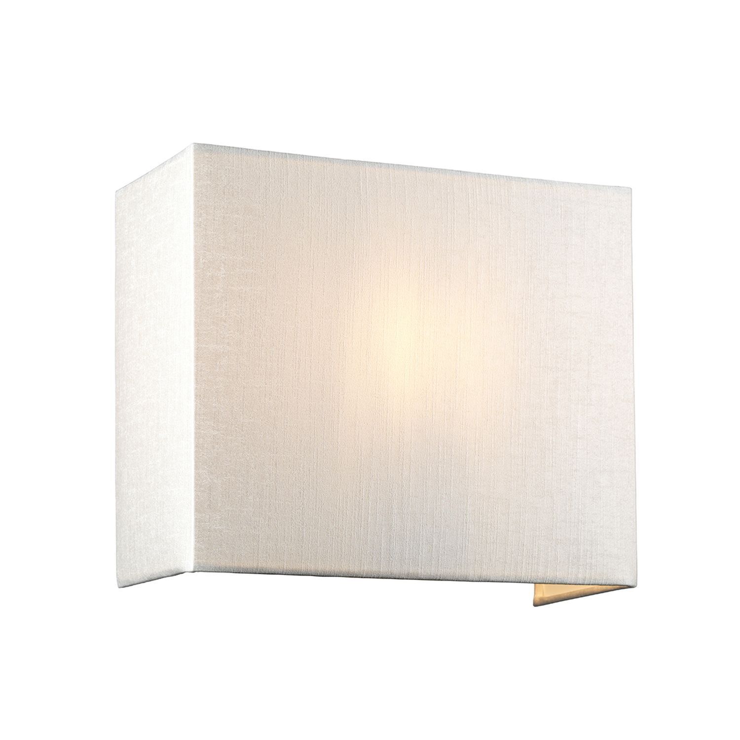 Applique murale tissu Abat-jour Up Down Crème Chrome NADATILA