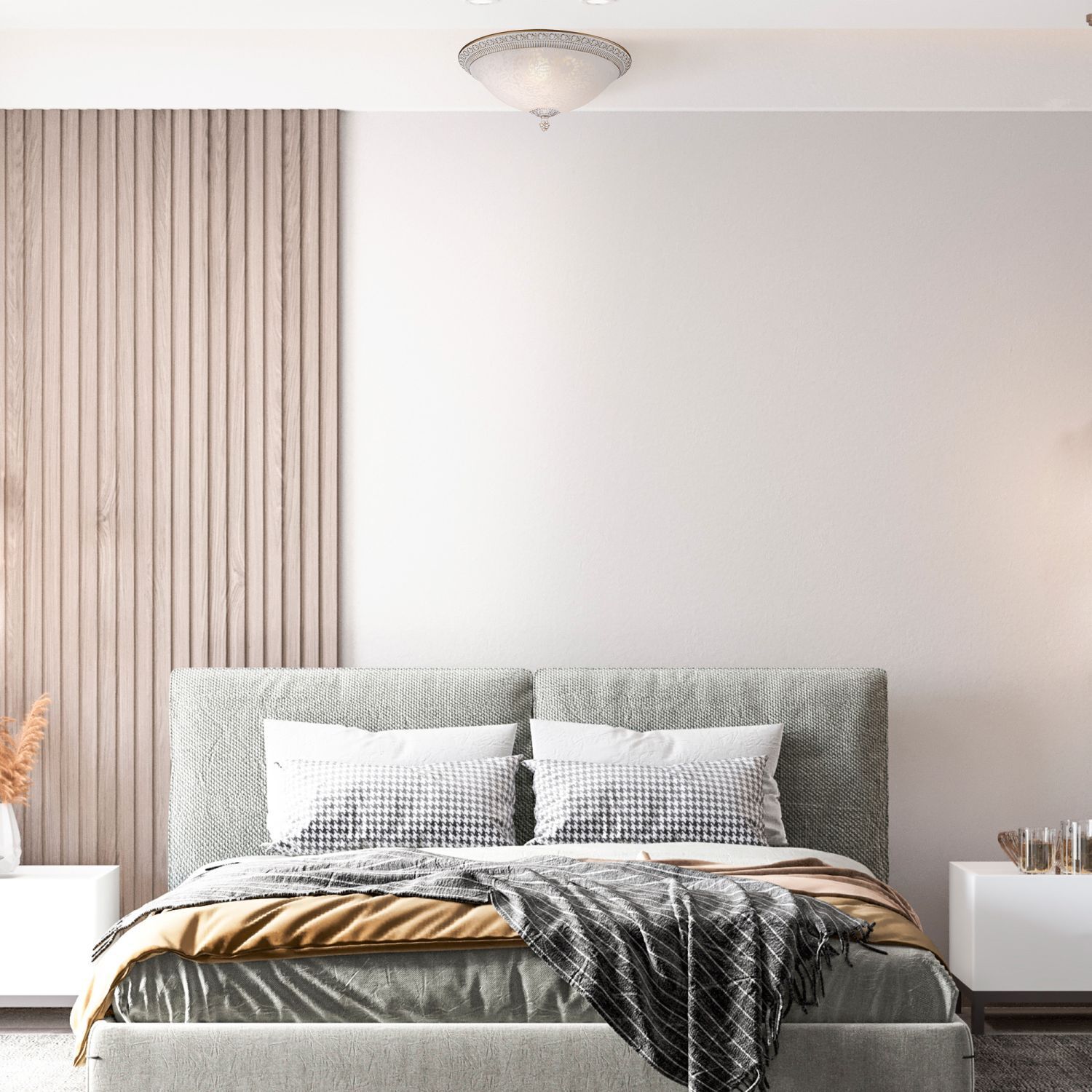 Plafonnier métal verre E27 rond D : 35 cm 3 flammes Drinnen, Innenarchitektur, Paneele aus Holz, Dekoration für Zuhause, Kissen