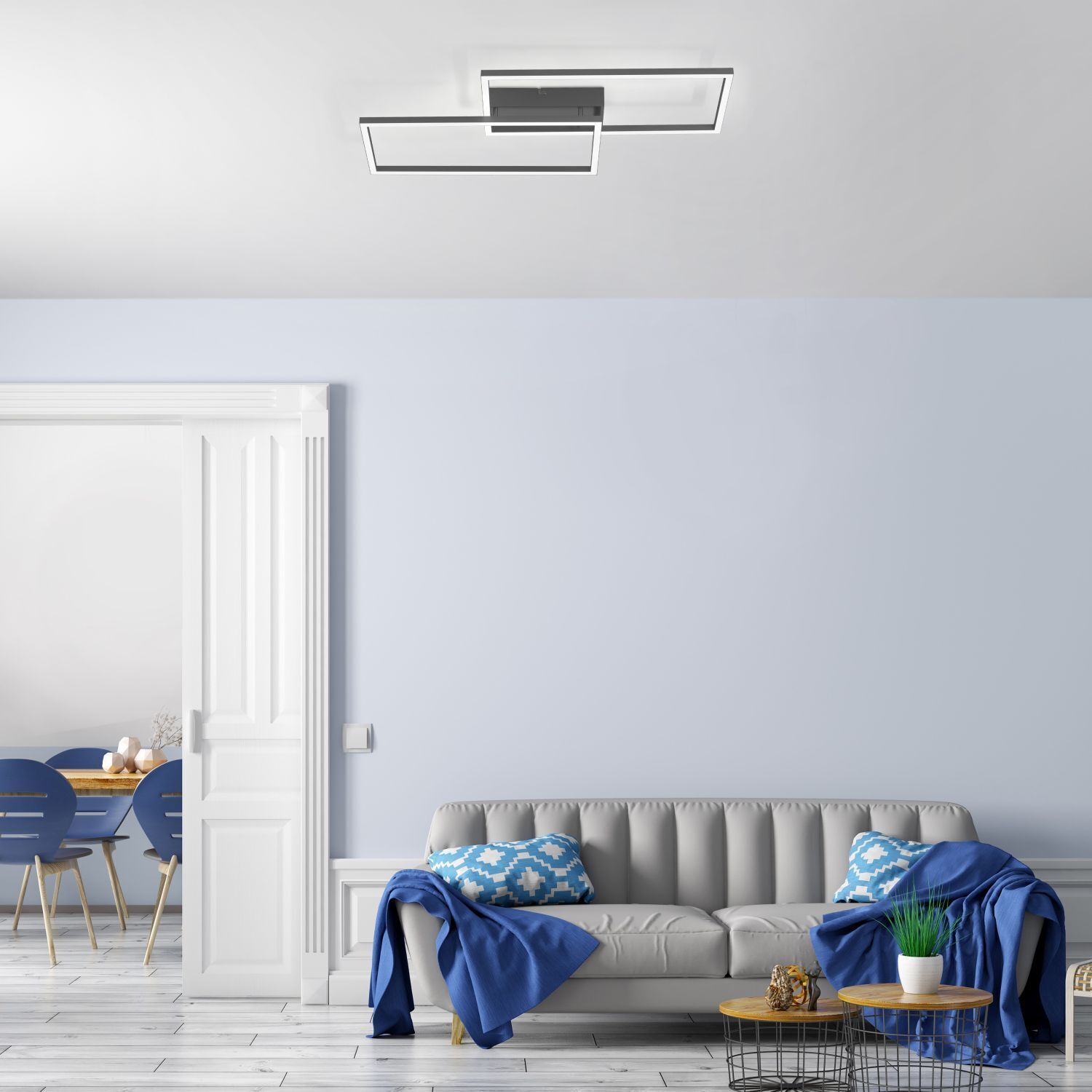 Wohnzimmer, Zimmer, Innenarchitektur, Couch, Pflanze