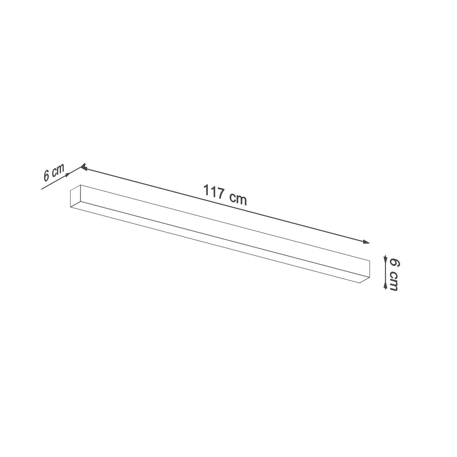 Applique LED intérieure grande 118 cm 3000 K Downlight