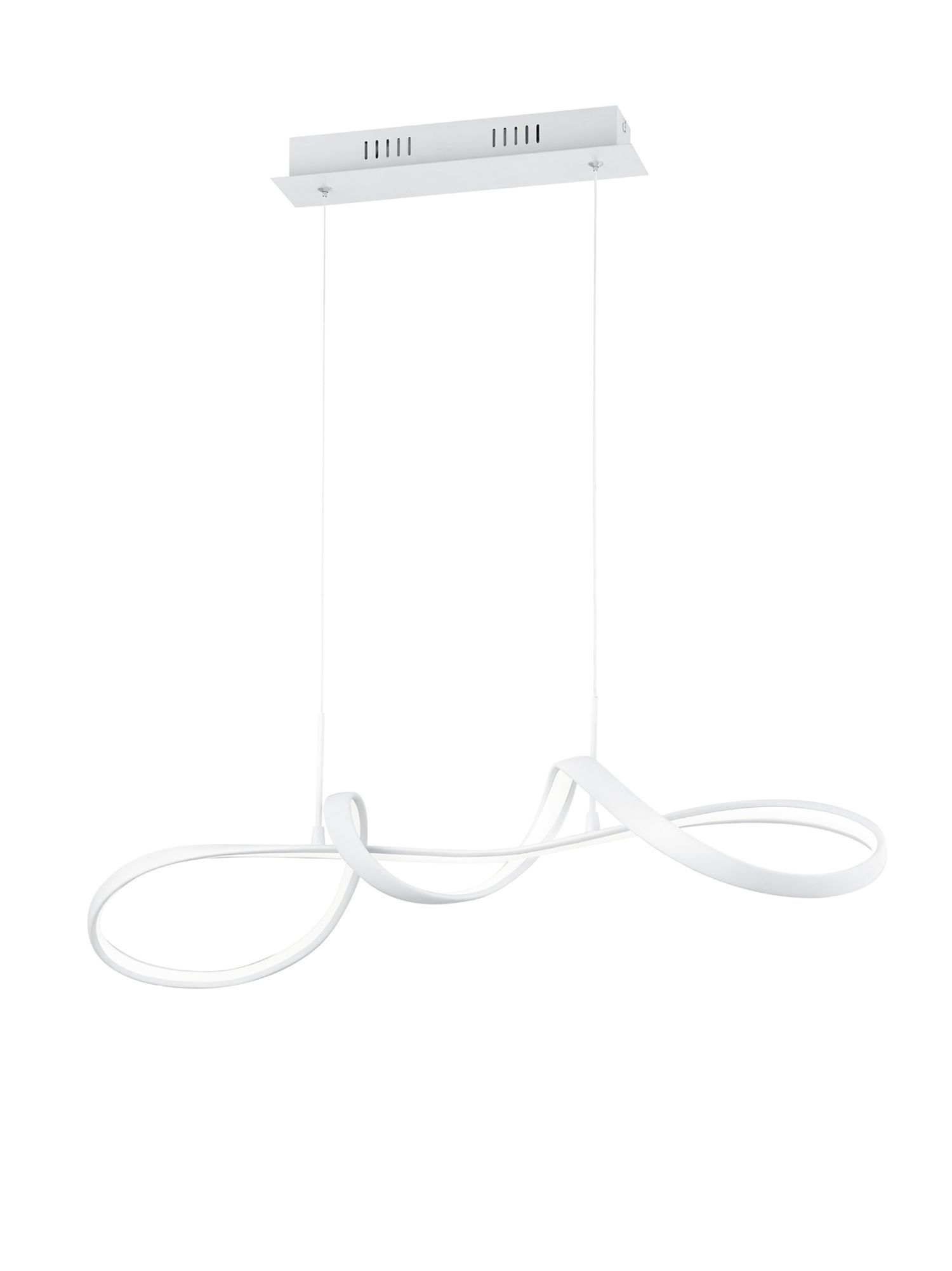 Suspension LED Blanc gradable 81 cm de long 37 W 4500 lm