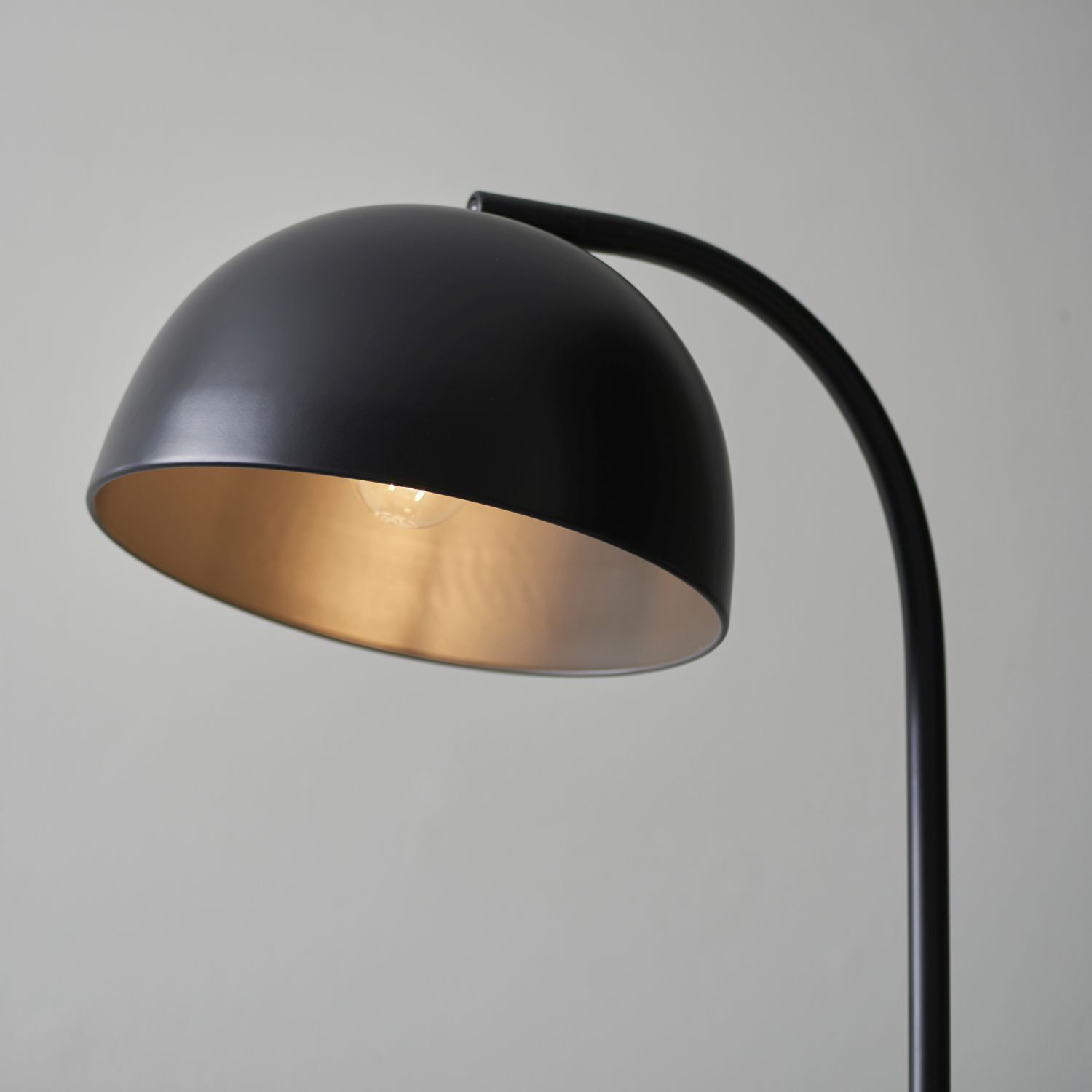 Lampadaire métal 163 cm abat-jour ajustable noir E27
