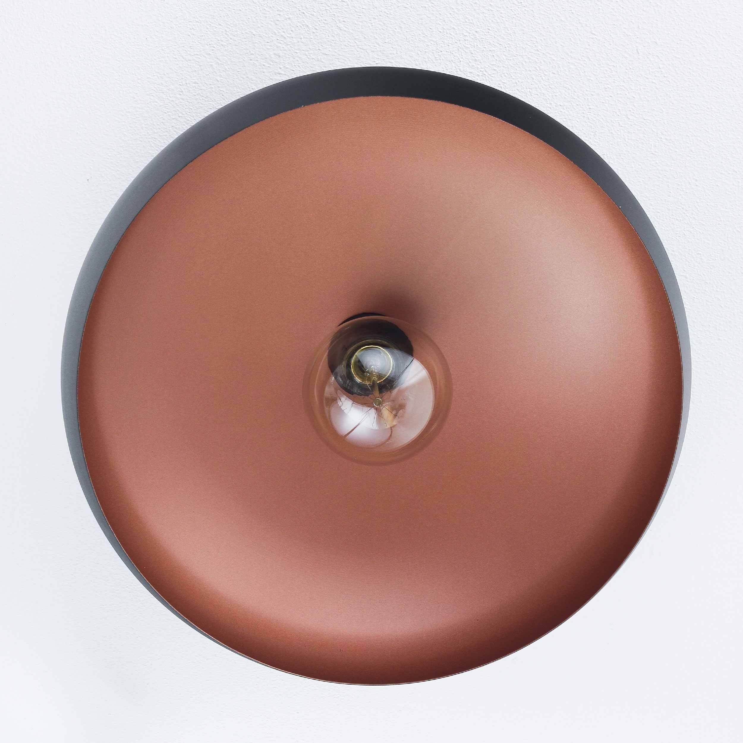 Plafonnier Mogano cuivre Ø40cm Teller, Deckenleuchte