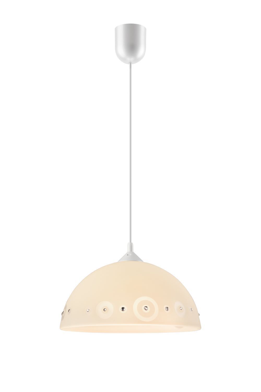 Suspension Lampe de table à manger Jaune Verre rond