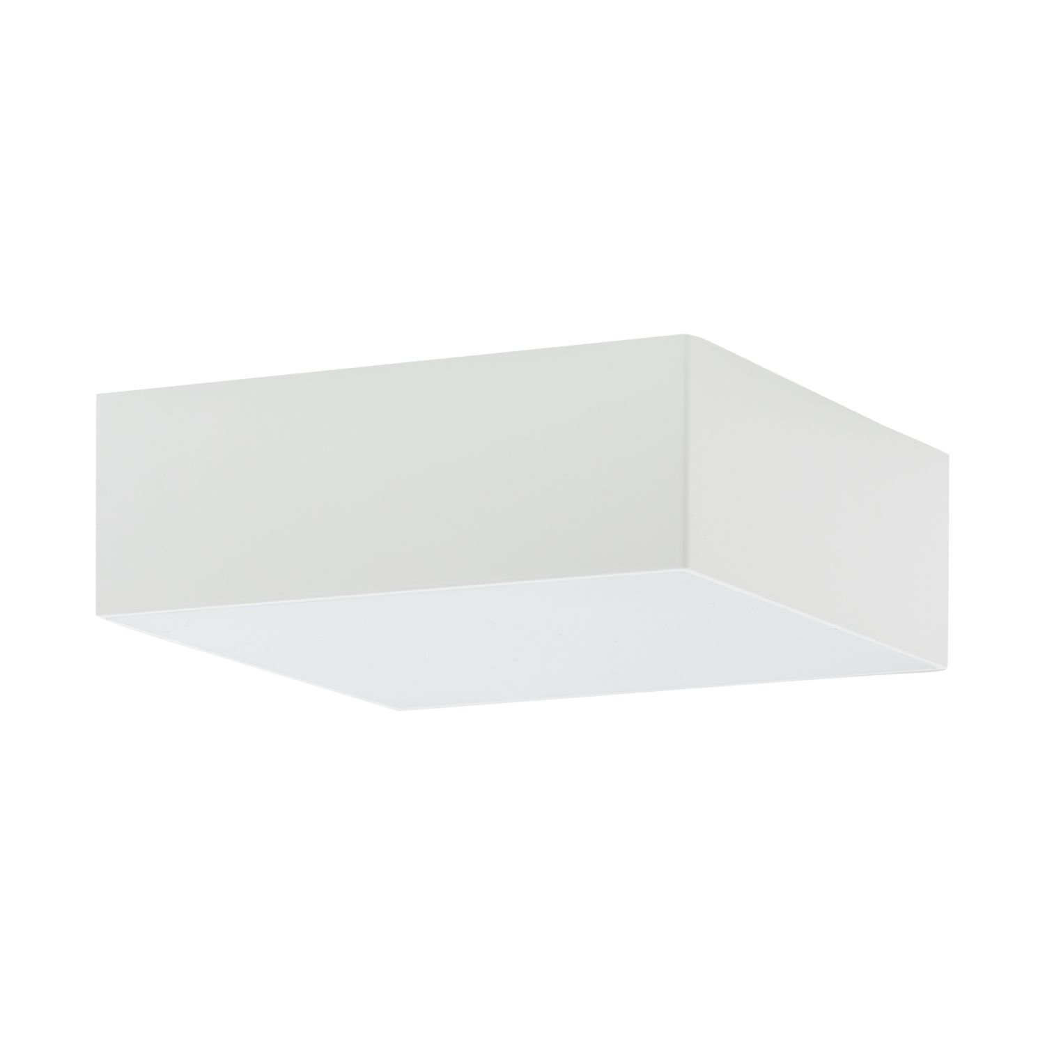 Plafonnier LED 3000 K 1500 lm blanc carré L : 11 cm