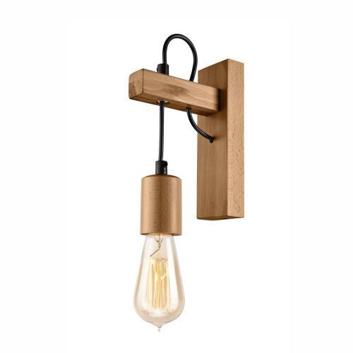 Applique murale Lampe en bois polyvalente Lampe AMIDA