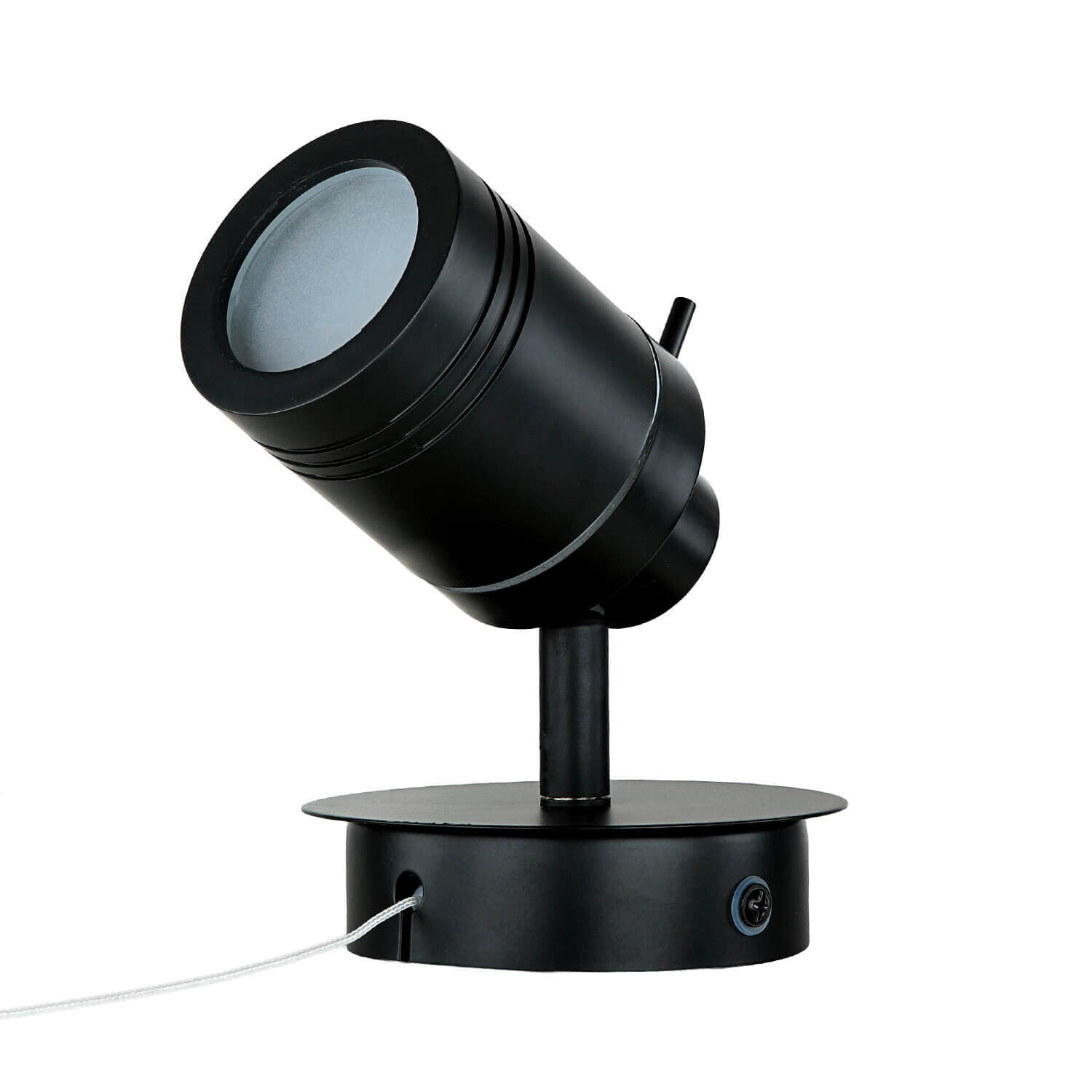 Applique IP44 GU10 Ø 10 cm noir mat orientable Beleuchtung, Lampe, Elektrisches Gerät, Mikrophon