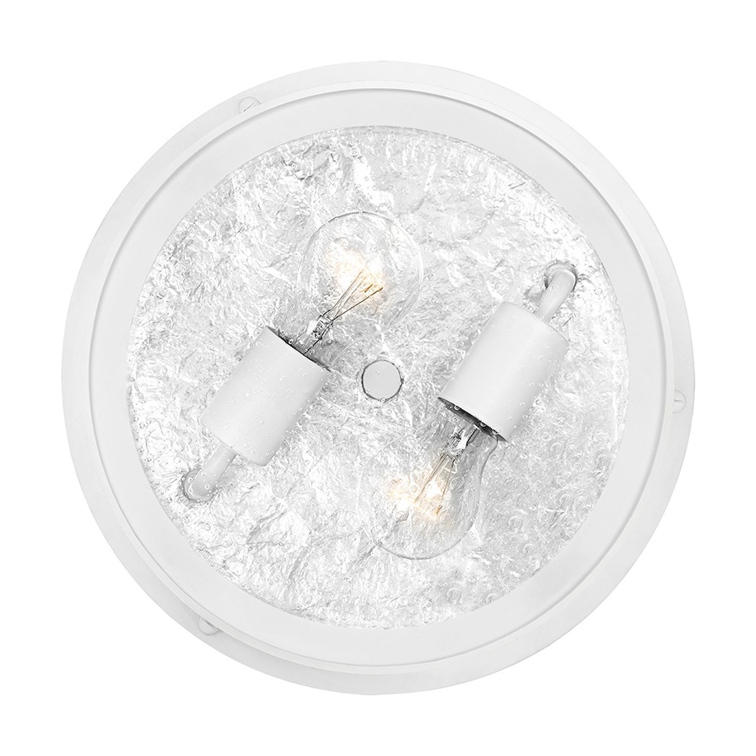 Plafonnier extérieur IP44 design vintage blanc entrée