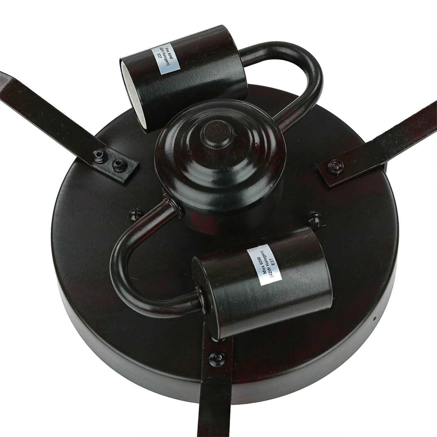 Premium Tiffany Lampe FARFALLA verre coloré ronde Ø42cm Premium Tiffany Lampe FARFALLA verre coloré ronde Ø42cm