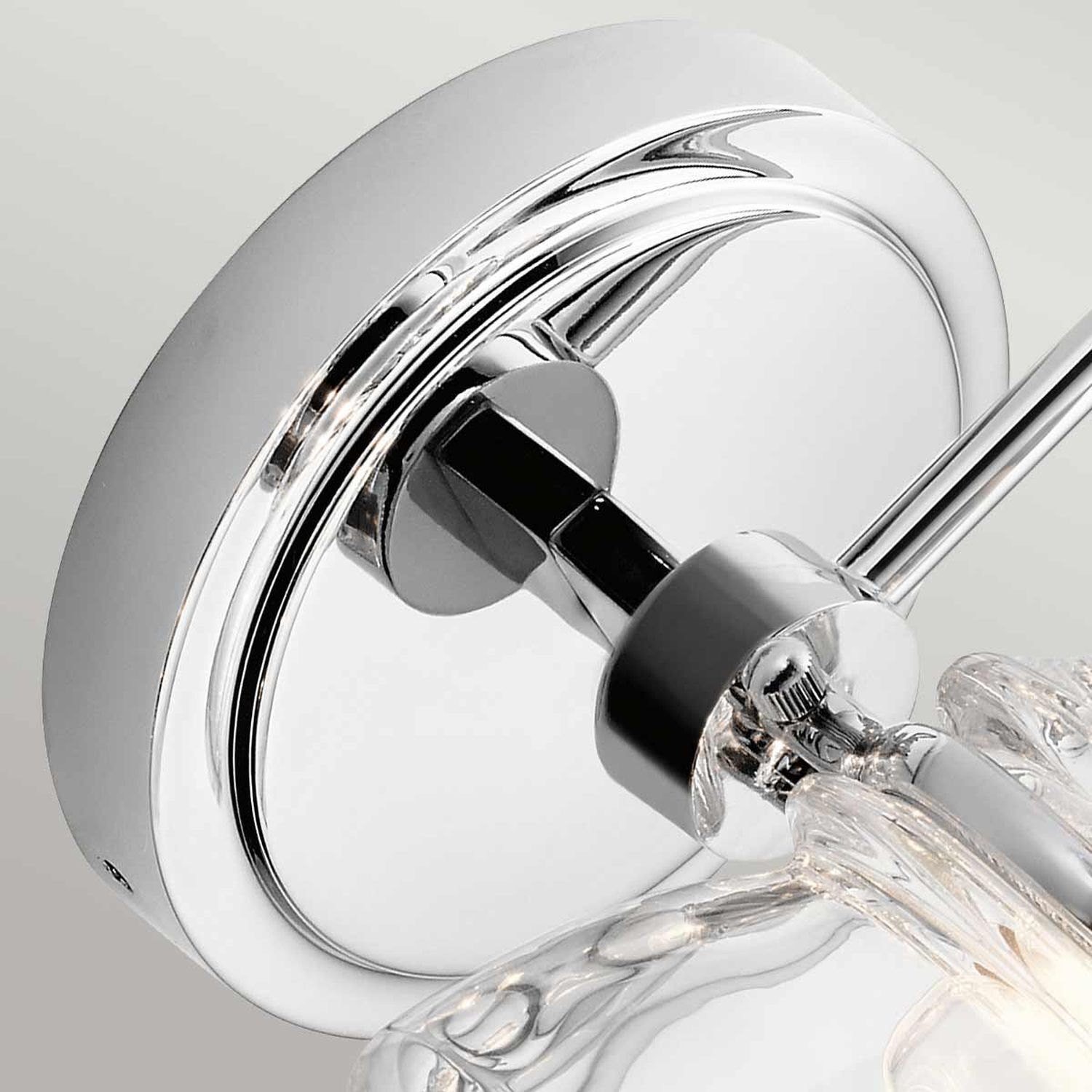Applique murale Salle de bain LED G9 IP44 H : 16,3 cm Chrome poli