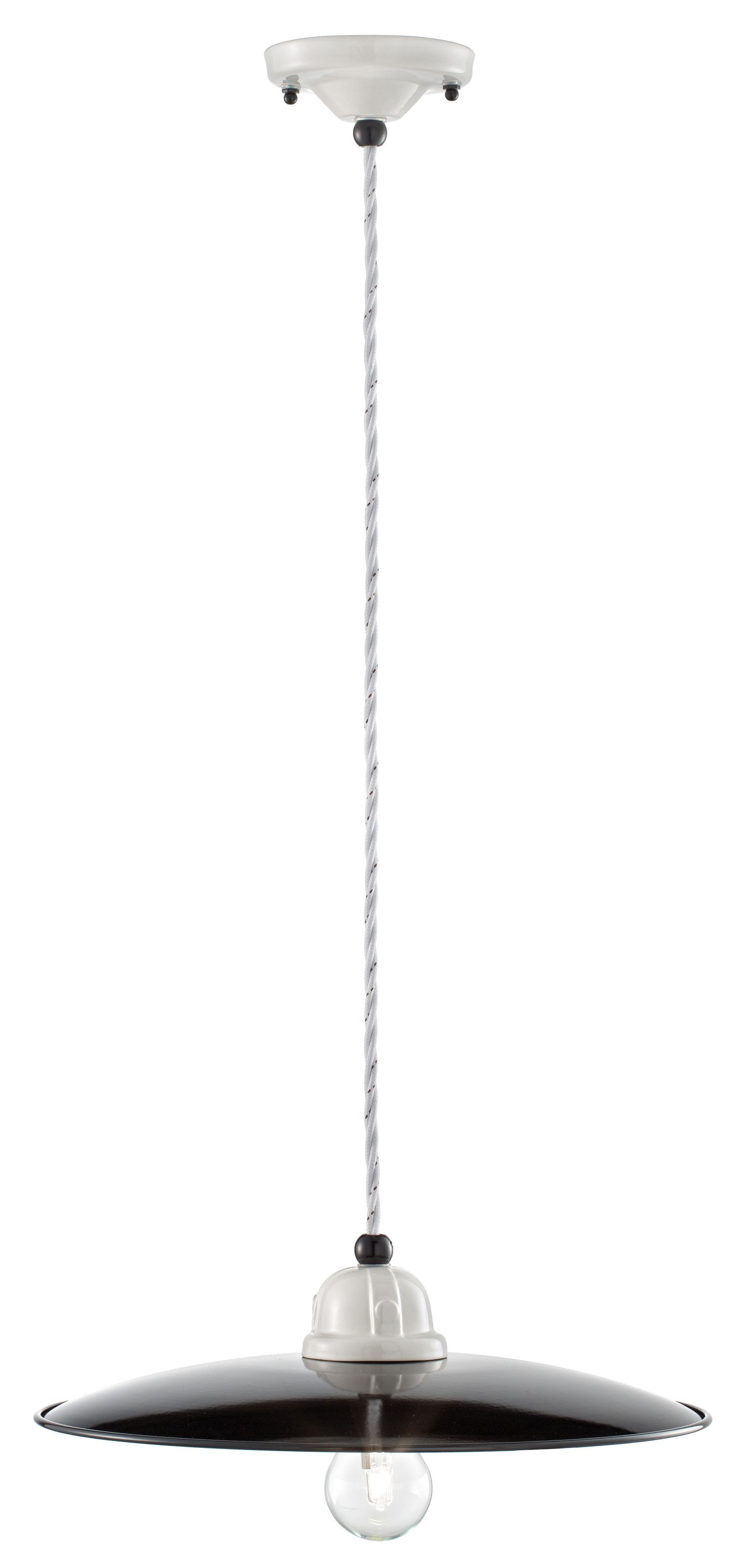 Pendelleuchte Metall Keramik E27 rund D: 35 cm SANDRA Leuchte, Lampe, Deckenventilator, Gerät, Elektrisches Gerät