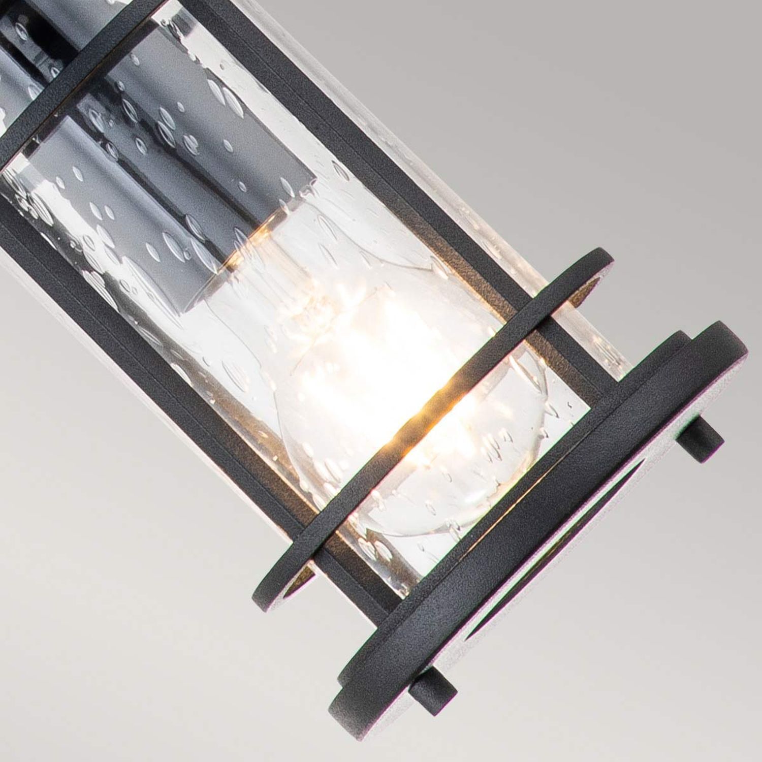 Suspension extérieure ajustable E27 IP44 Noir Maritim
