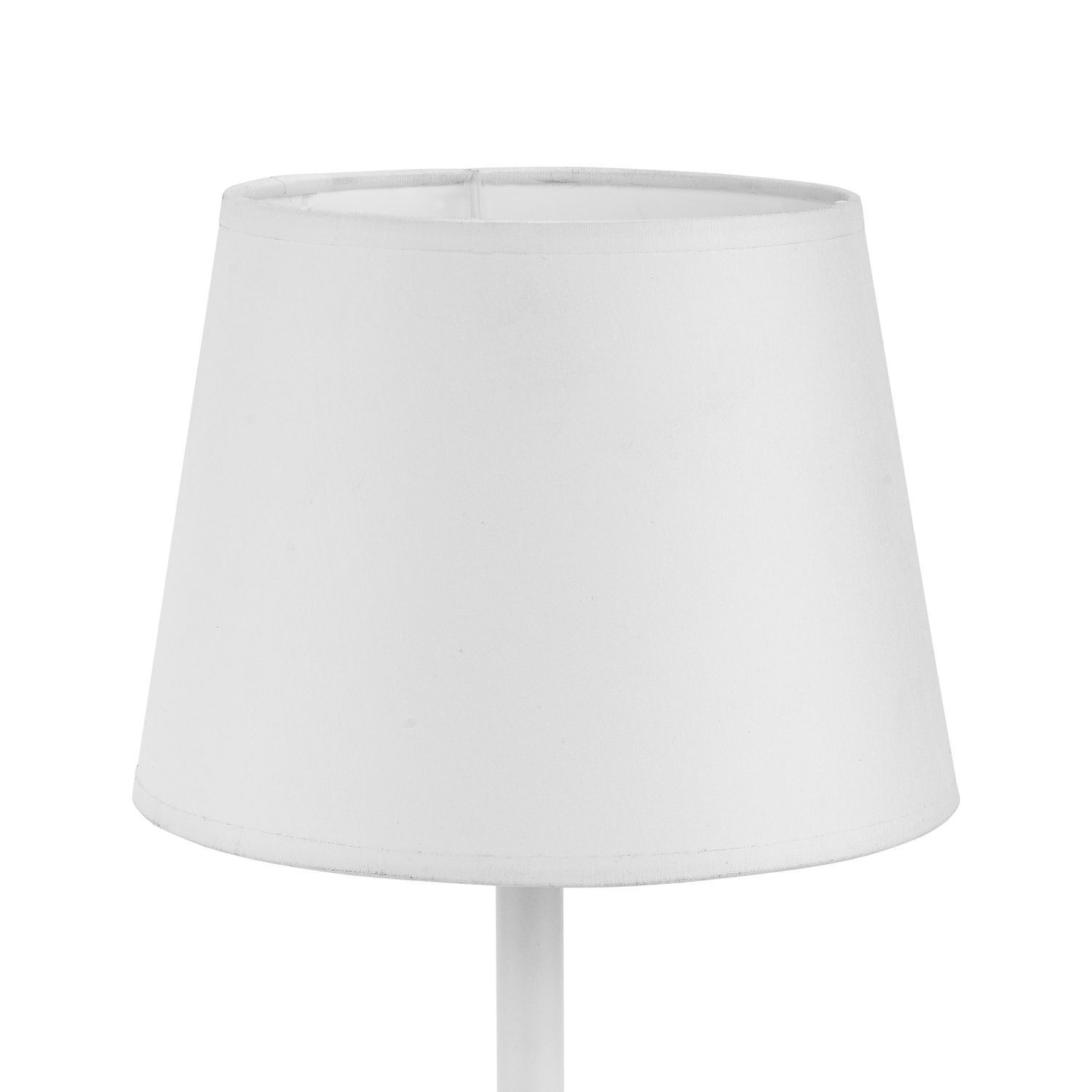 lampenschirm, tischlampe, weiß, stoff, e14