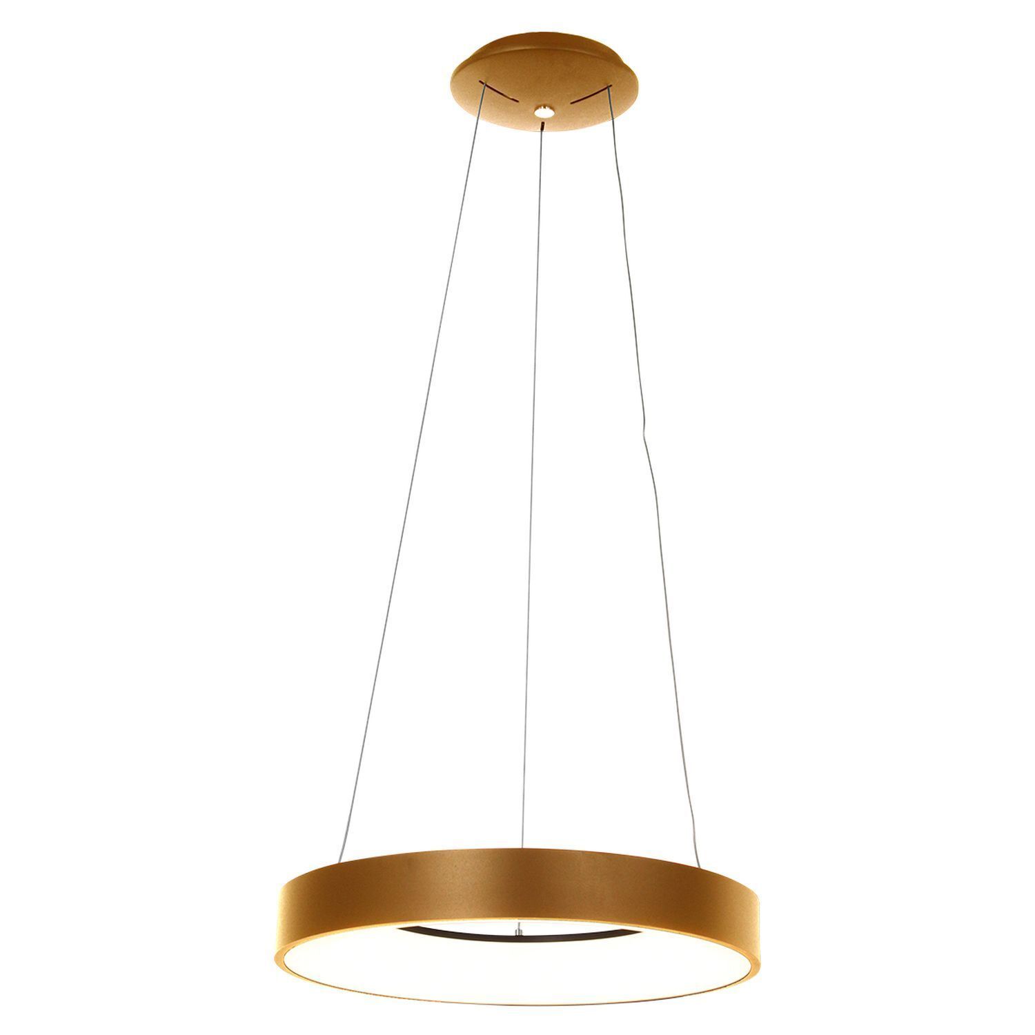 Blendarme LED suspension en or blanc Ø48 cm rond