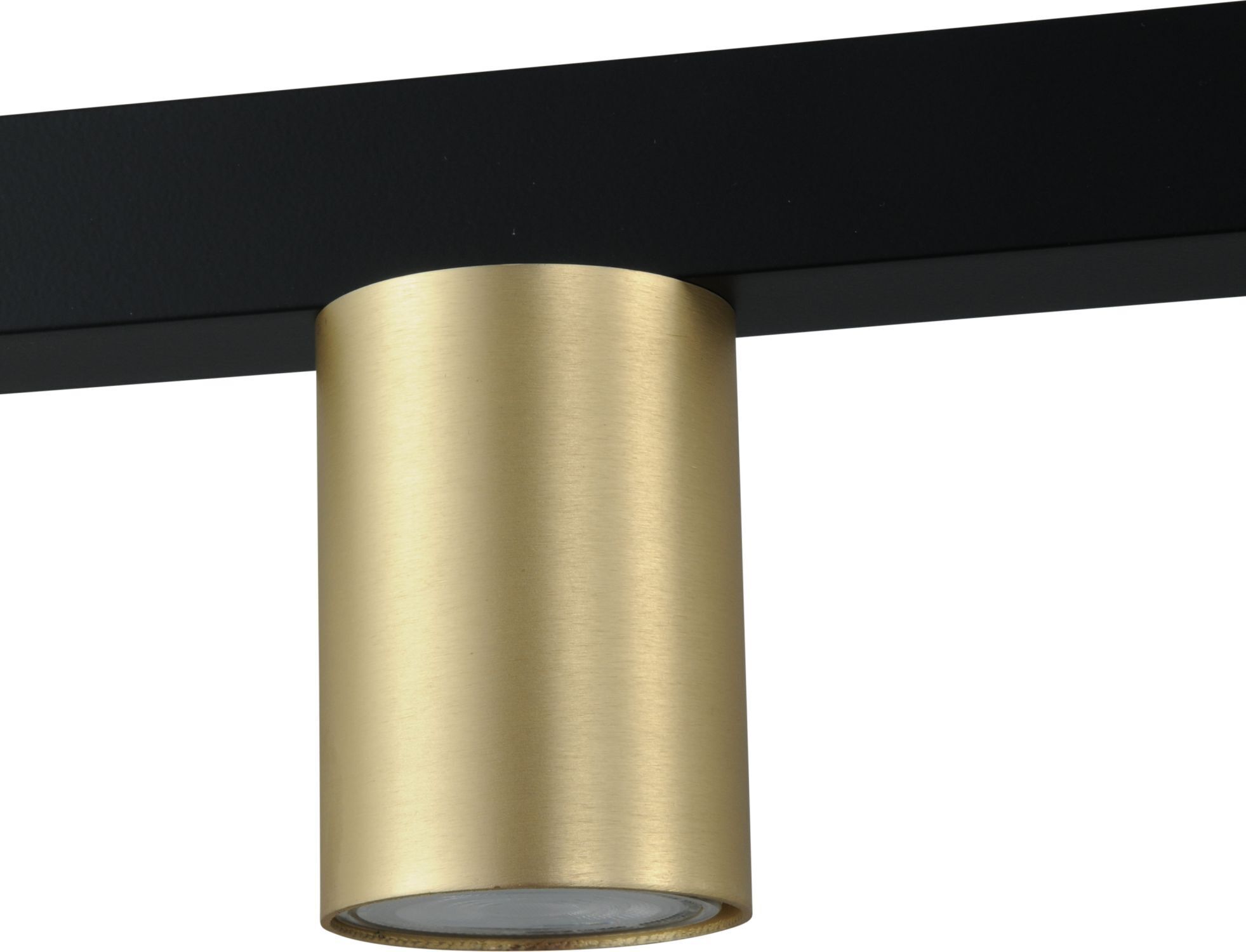 Grande lampe à suspendre 180 cm or noir 7 flammes GU10