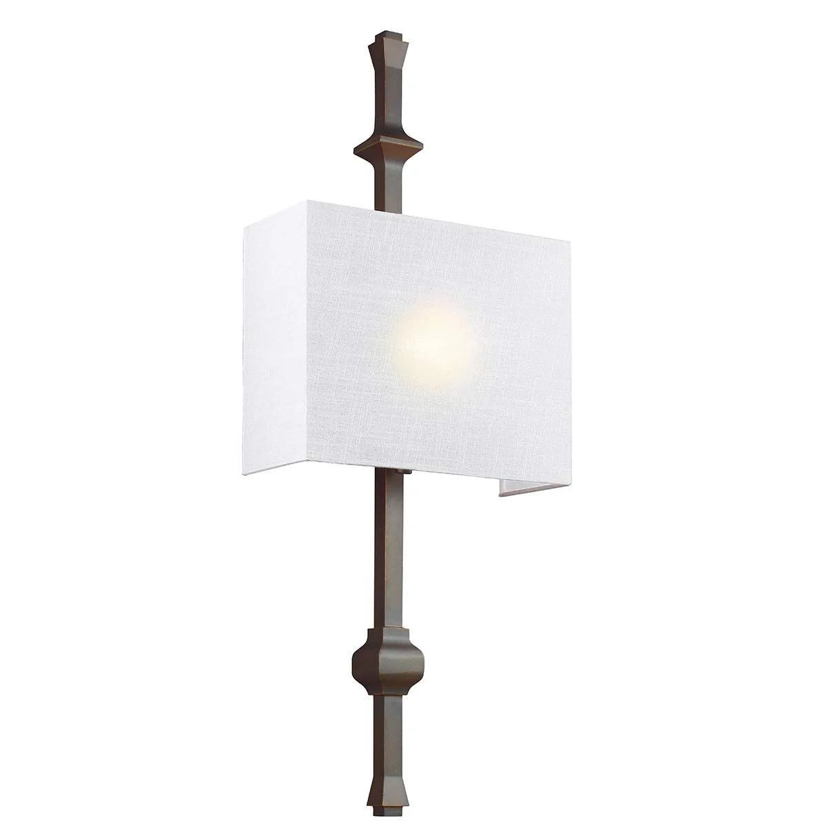 Applique MERLE en bronze blanc L:29cm Luminaire