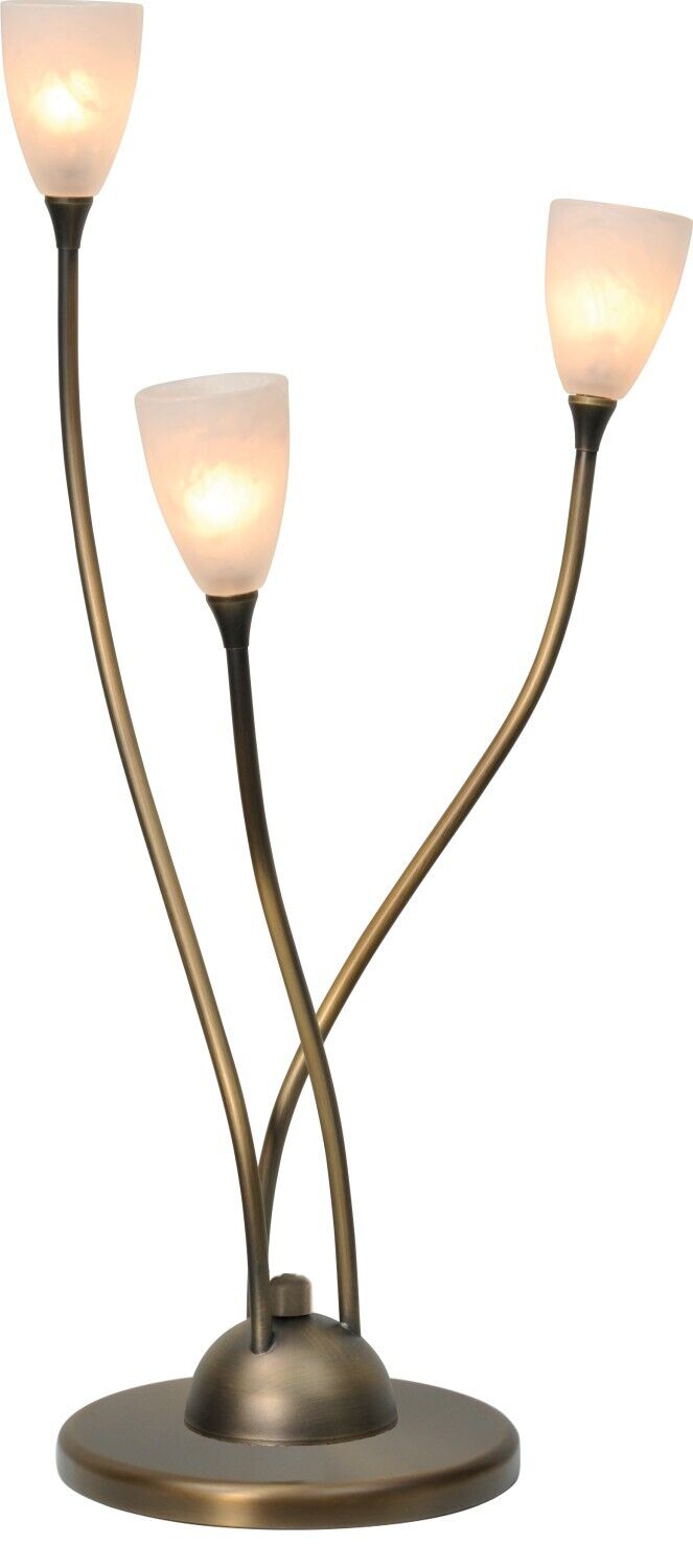 Lampe de table MOLTO 2 en laiton à intensité variable