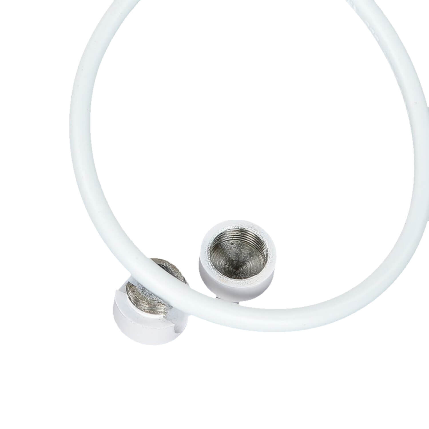 Lampe à suspendre avec prise blanche Cage Abat-jour 5,5 m de long Zubehor, Schmuck, Elektronik, Kopfhörer, Silber