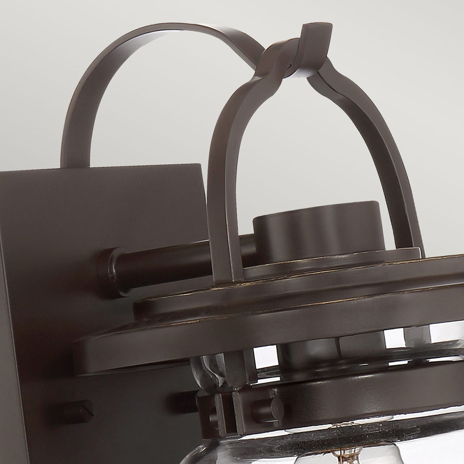 Halterung, Lampenaufnahme, Klemm-Deckel, Halter, Metallrahmen