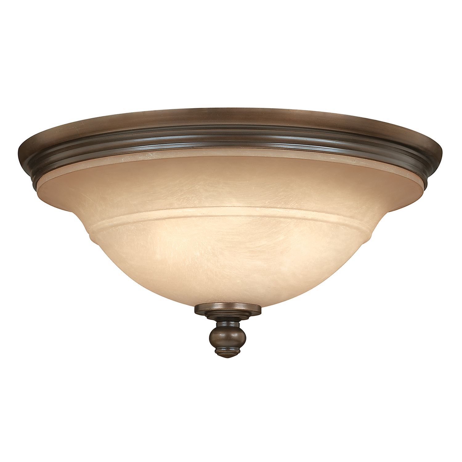 Lampe de plafond ANABELL 9 en bronze 3-flmg Ø45cm Lampe